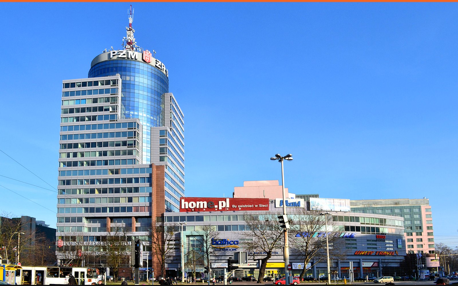 Pazim i zabudowa centrum Szczecina